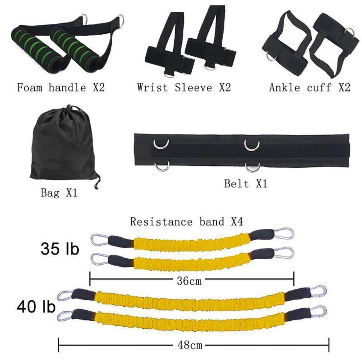 Complete Resistance Training Kit - 10-Piece Full Body Workout Set