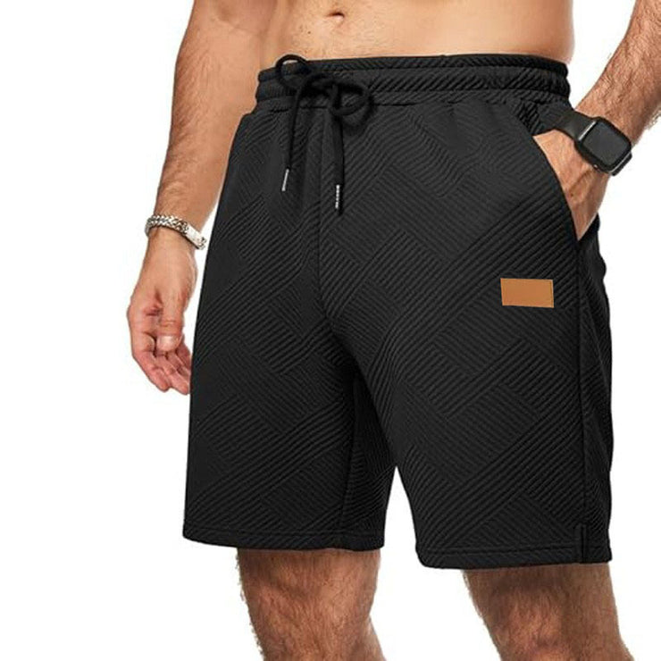 Casual Elastic Waist Drawstring Beach Vacation Shorts
