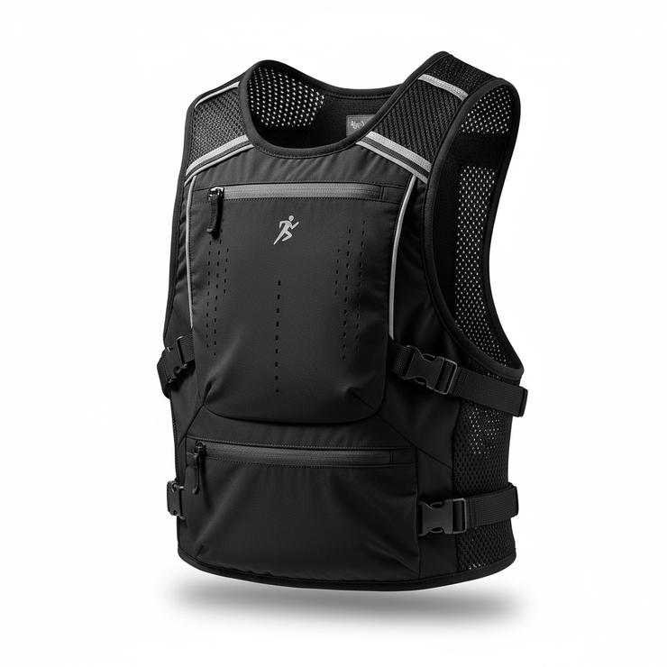 Premium running vest with phone storage
